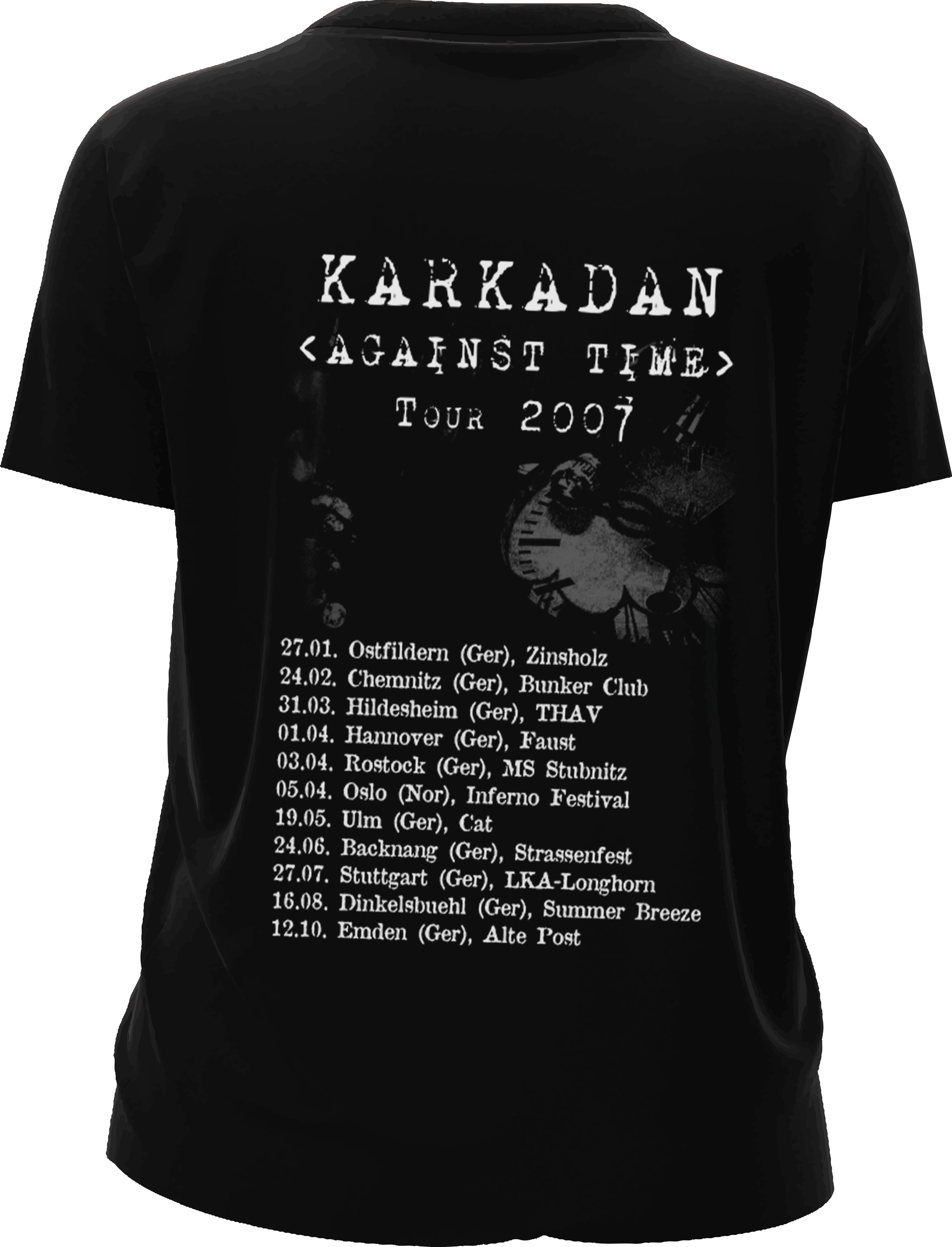 KARKADAN · Against Time Tour 2007 | GIRLIE (Death Metal/Progressive Metal/Black Metal/Heavy Me Clothes) · Bild 2