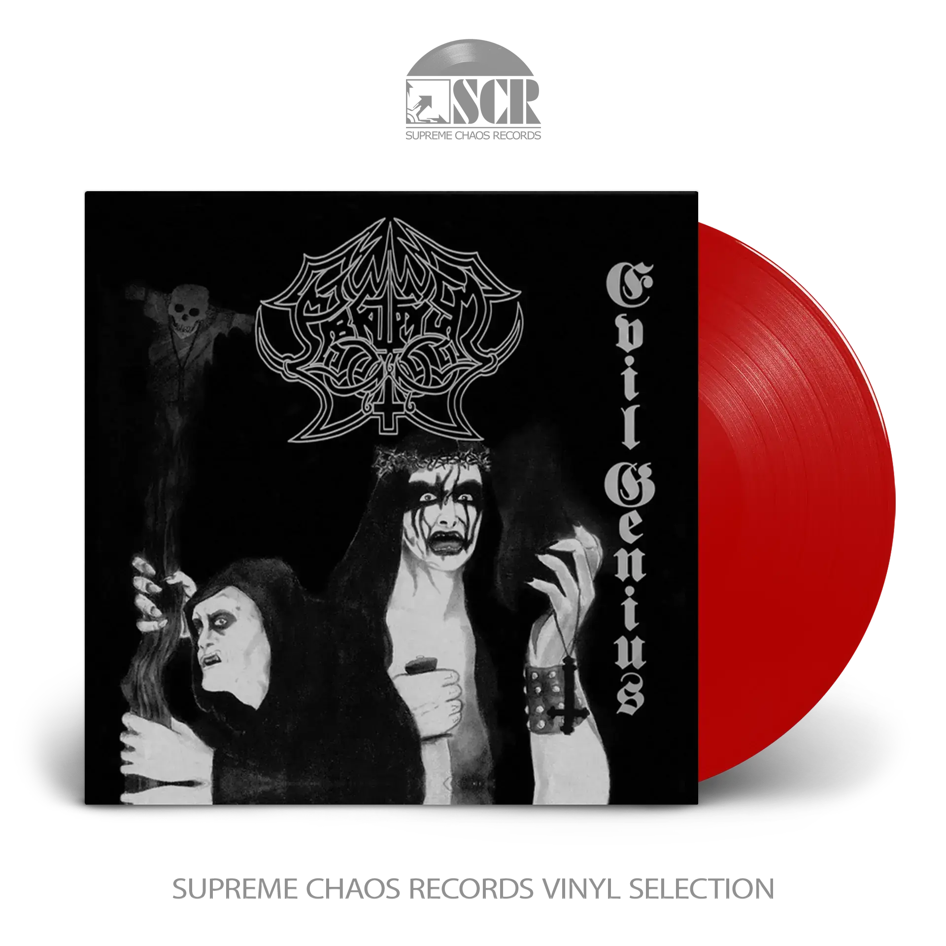 ABRUPTUM - Evil Genius · RED LP ABRUPTUM - Evil Genius · RED LP (Black Metal Vinyl)