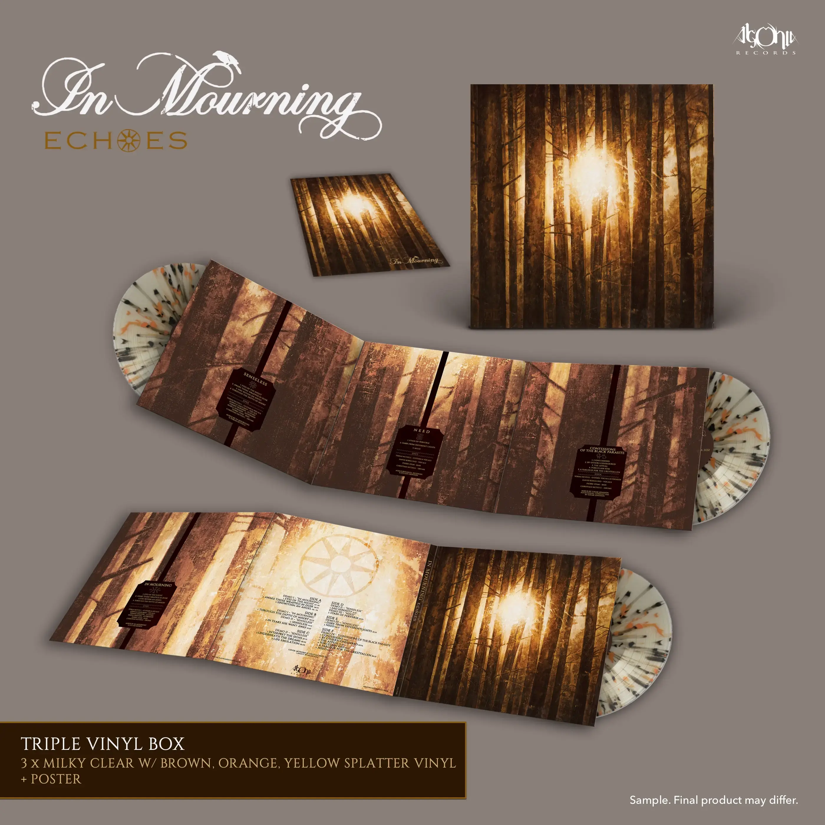 IN MOURNING · Echoes | SPLATTER 3LP · Bild 2 IN MOURNING · Echoes | SPLATTER 3LP (Melodic Death Metal Vinyl) · Bild 2