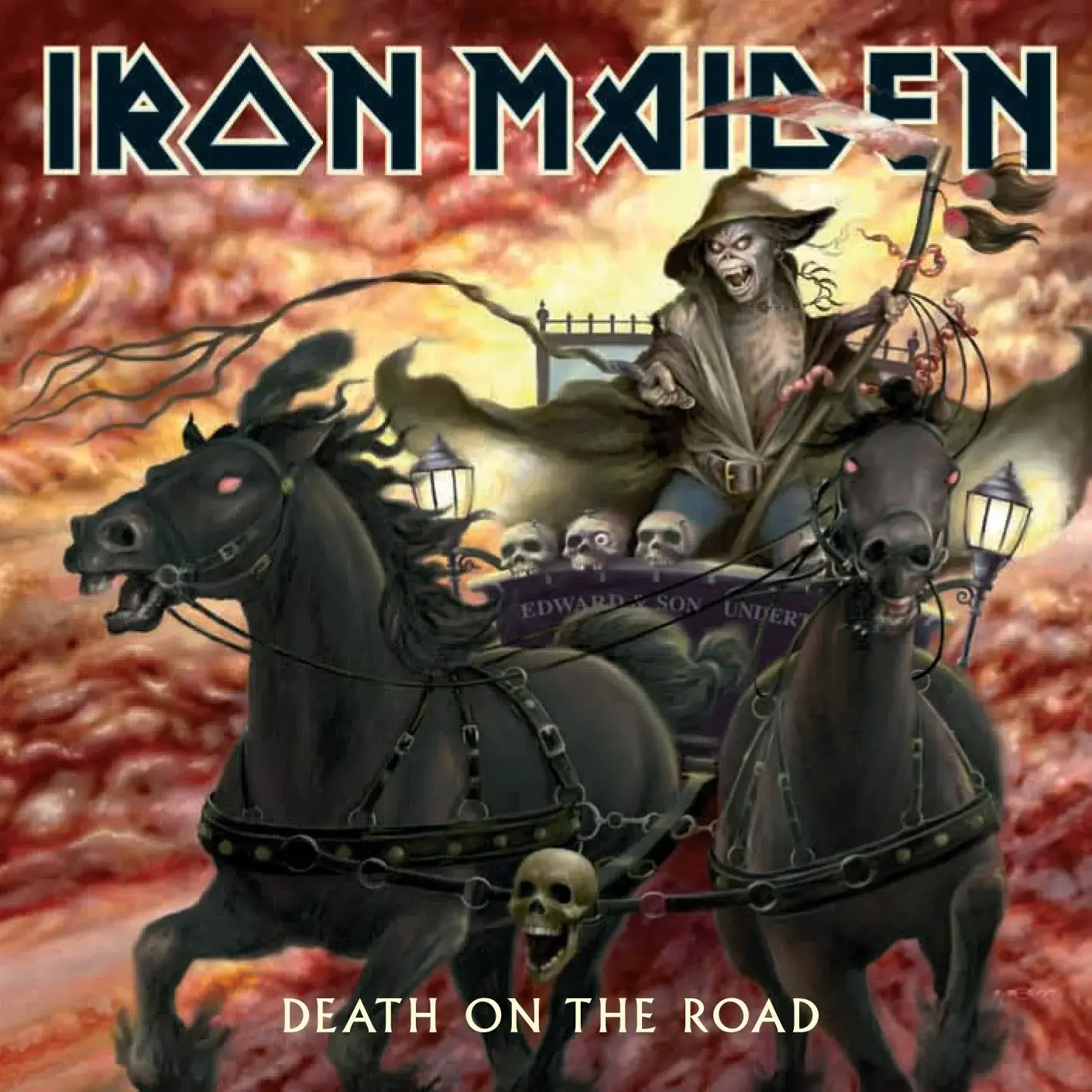 IRON MAIDEN · Death On The Road | BLACK 2LP (Heavy Metal Vinyl) · Bild 1