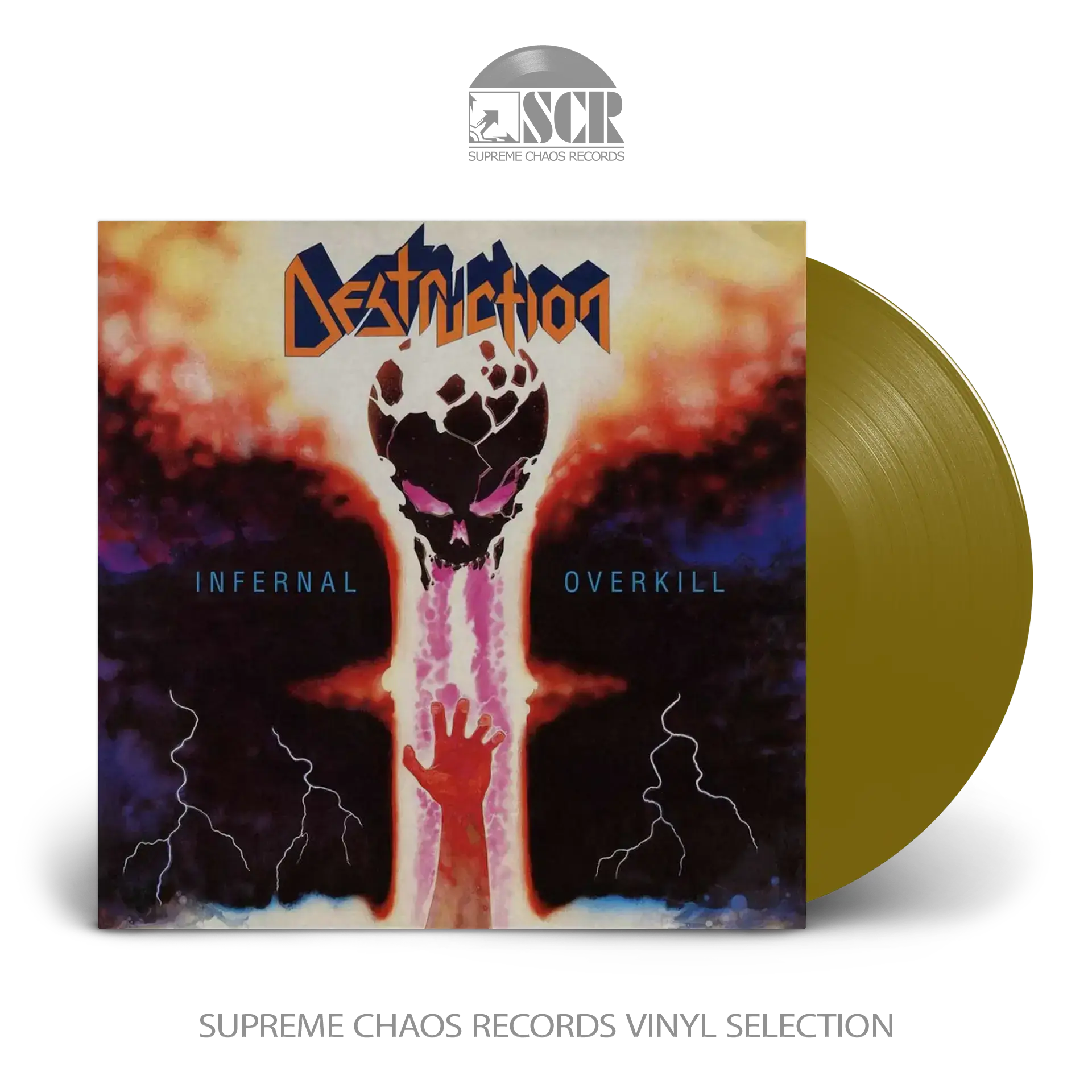 DESTRUCTION - Infernal Overkill · GOLD LP (Thrash Metal Vinyl)