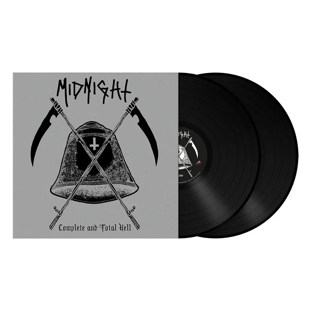 MIDNIGHT - Complete & Total Hell (Re-Issue) · BLACK DOUBLE VINYL (Black Metal Vinyl)