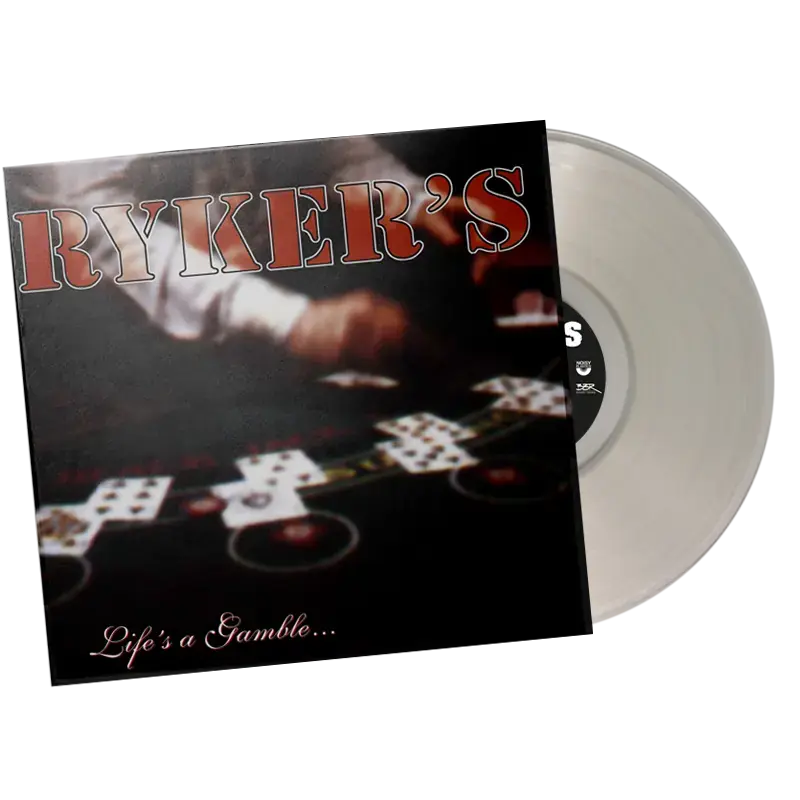 RYKER'S · Life's A Gamble | ULTRA CLEAR GLOW IN THE DARK VINYL (Hardcore Vinyl)