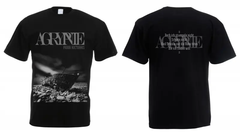 AGRYPNIE · Pavor Nocturnus T-Shirt | TS-L AGRYPNIE · Pavor Nocturnus T-Shirt | TS-L (Black Metal Clothes)