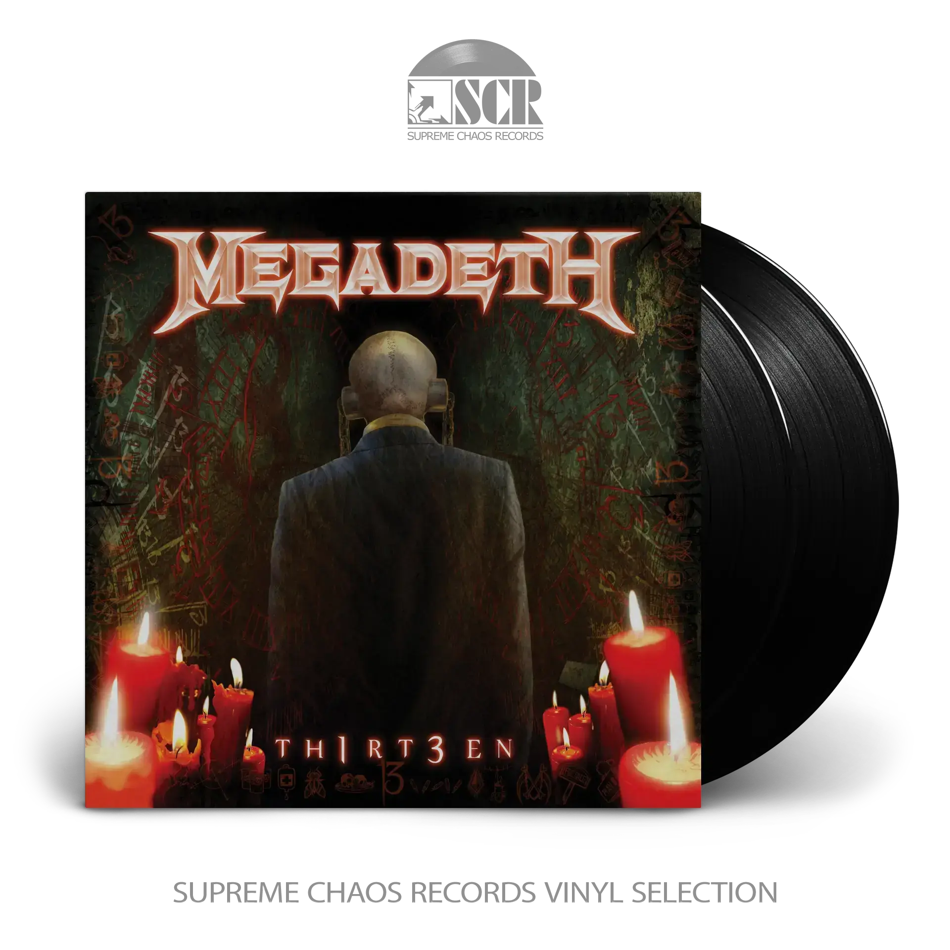 MEGADETH - Th1rt3en (Re-Release) · BLACK 2LP (Heavy Metal/Thrash Metal Vinyl)