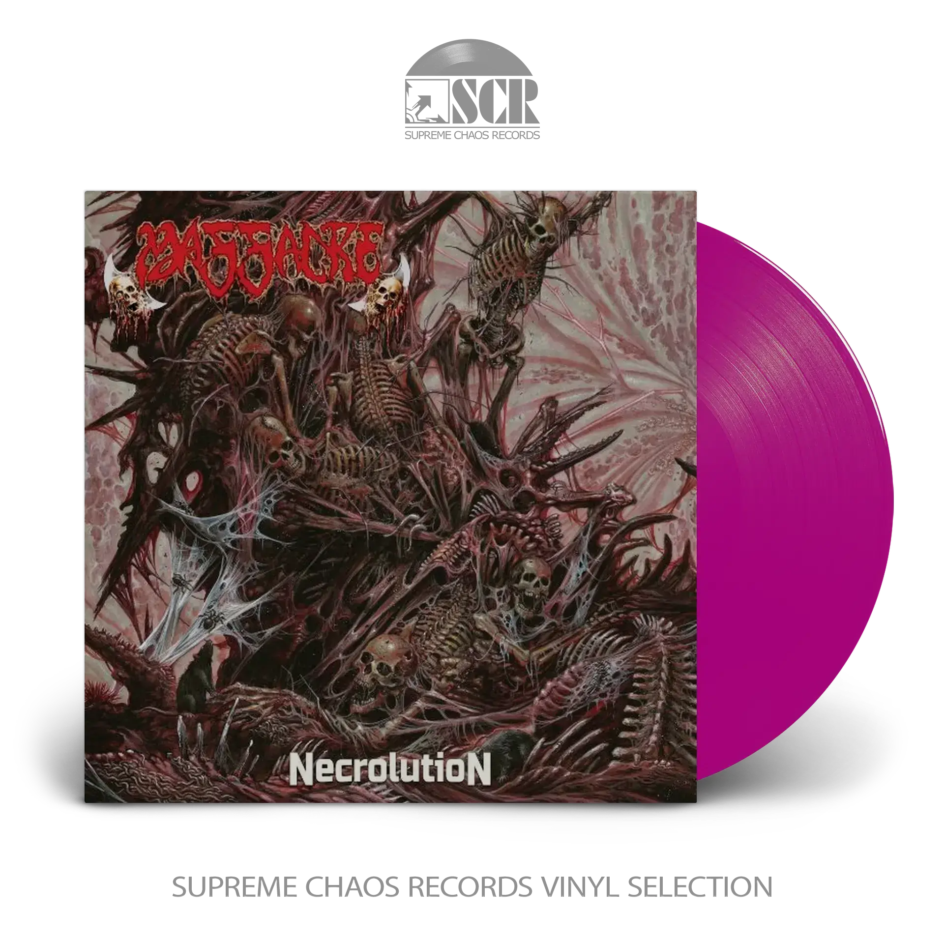 MASSACRE · Necrolution | PURPLE LP MASSACRE · Necrolution | PURPLE LP (Death Metal Vinyl)