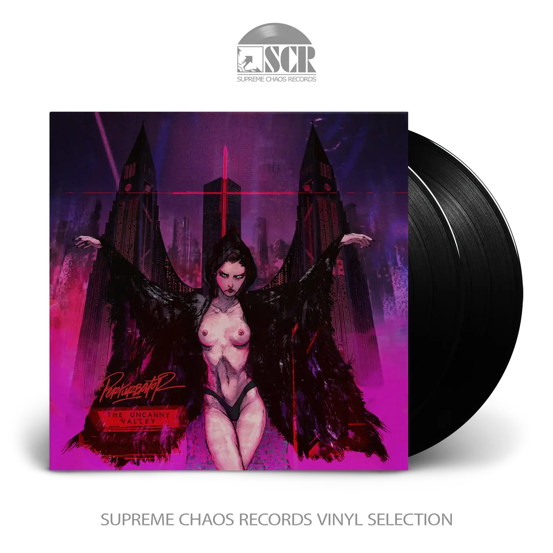 PERTURBATOR · The Uncanny Valley | BLACK 2LP (Darkwave Vinyl)