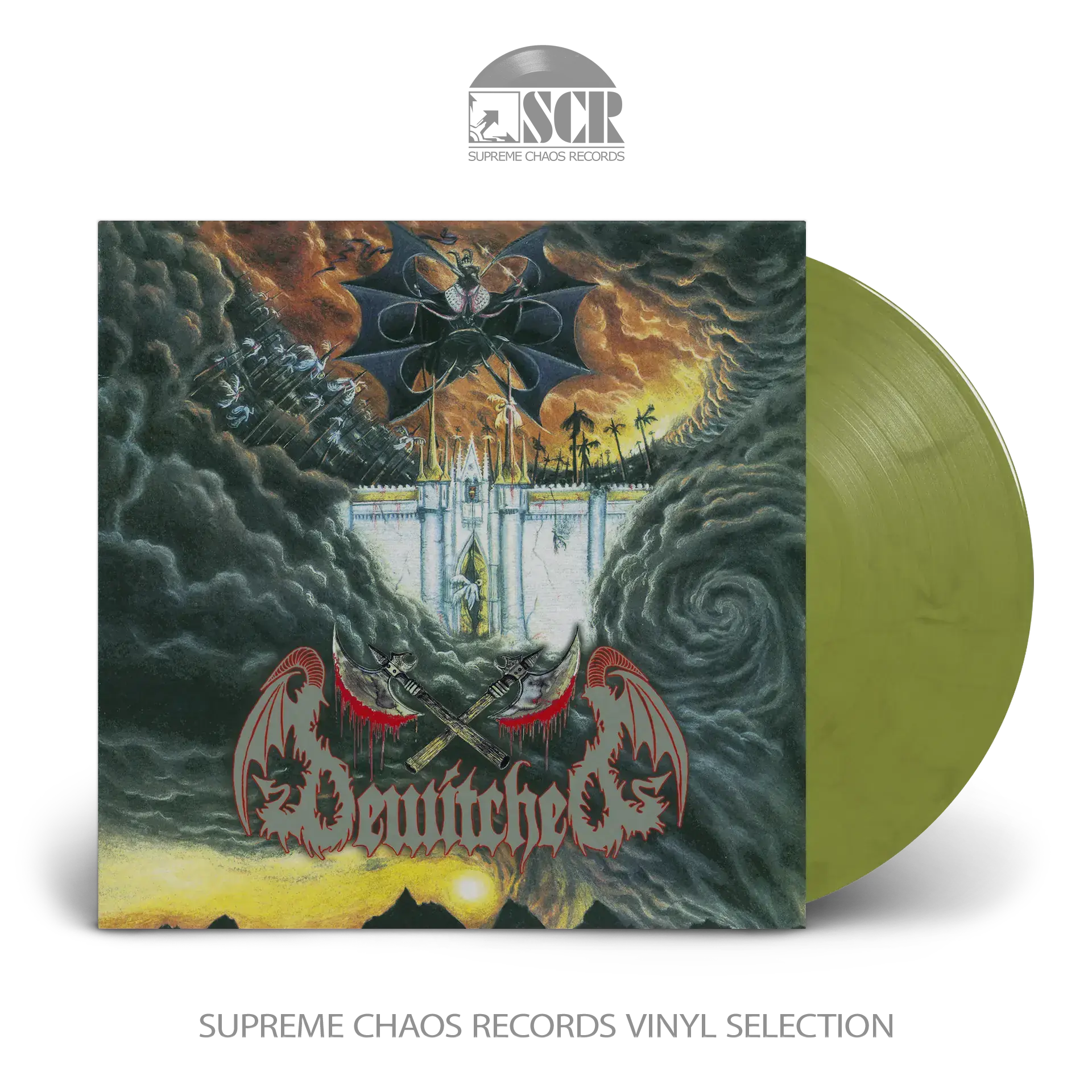 BEWITCHED · Diabolical Desecration (Re-Issue) | GREEN MARBLED LP (Black Metal/Thrash Metal Vinyl)