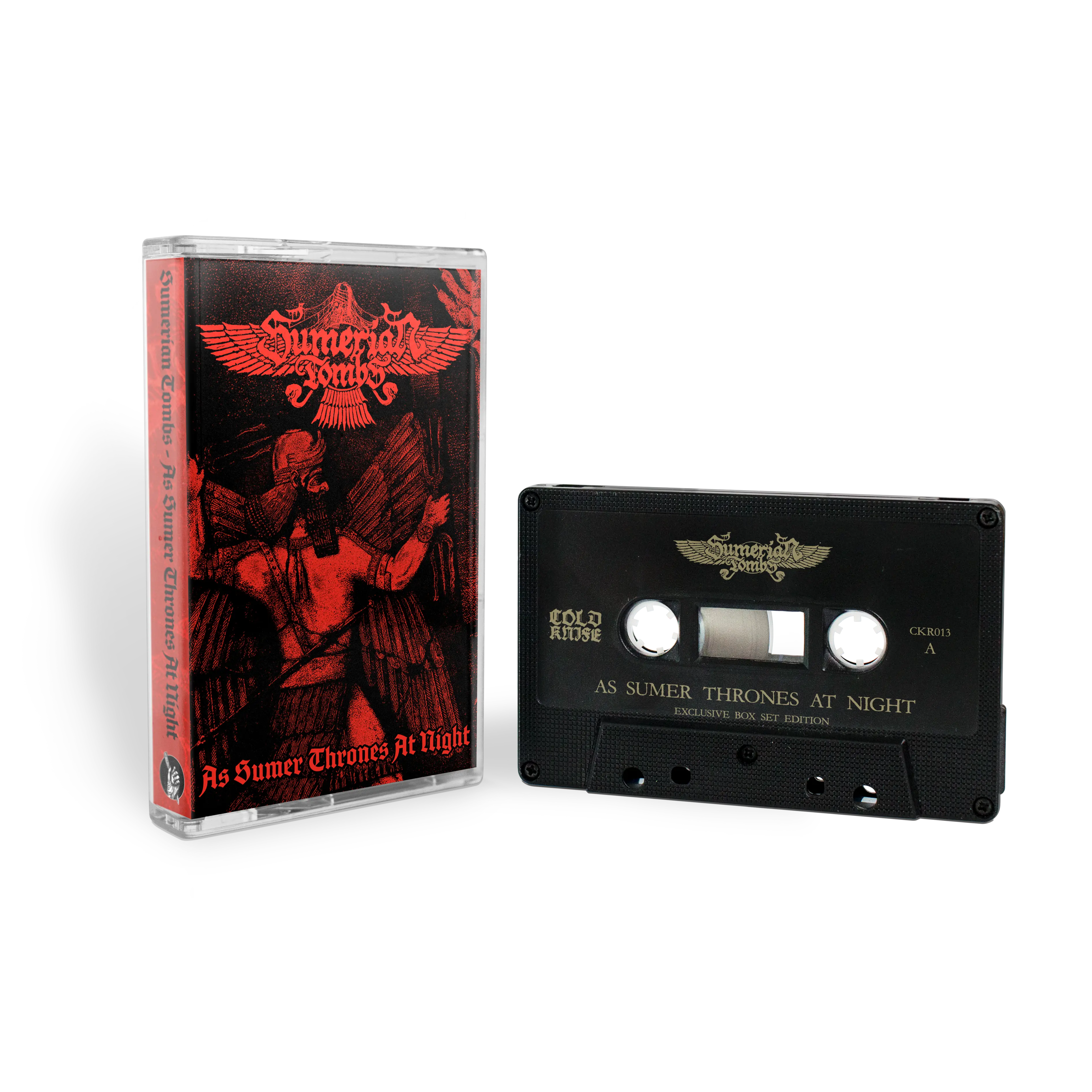 SUMERIAN TOMBS - Age of Eternal Night/As Sumer Thrones At Night · WOODEN TAPE BOX · Bild 3 SUMERIAN TOMBS - Age of Eternal Night/As Sumer Thrones At Night · WOODEN TAPE BOX (Black Metal/Death Metal Tapes) · Bild 3