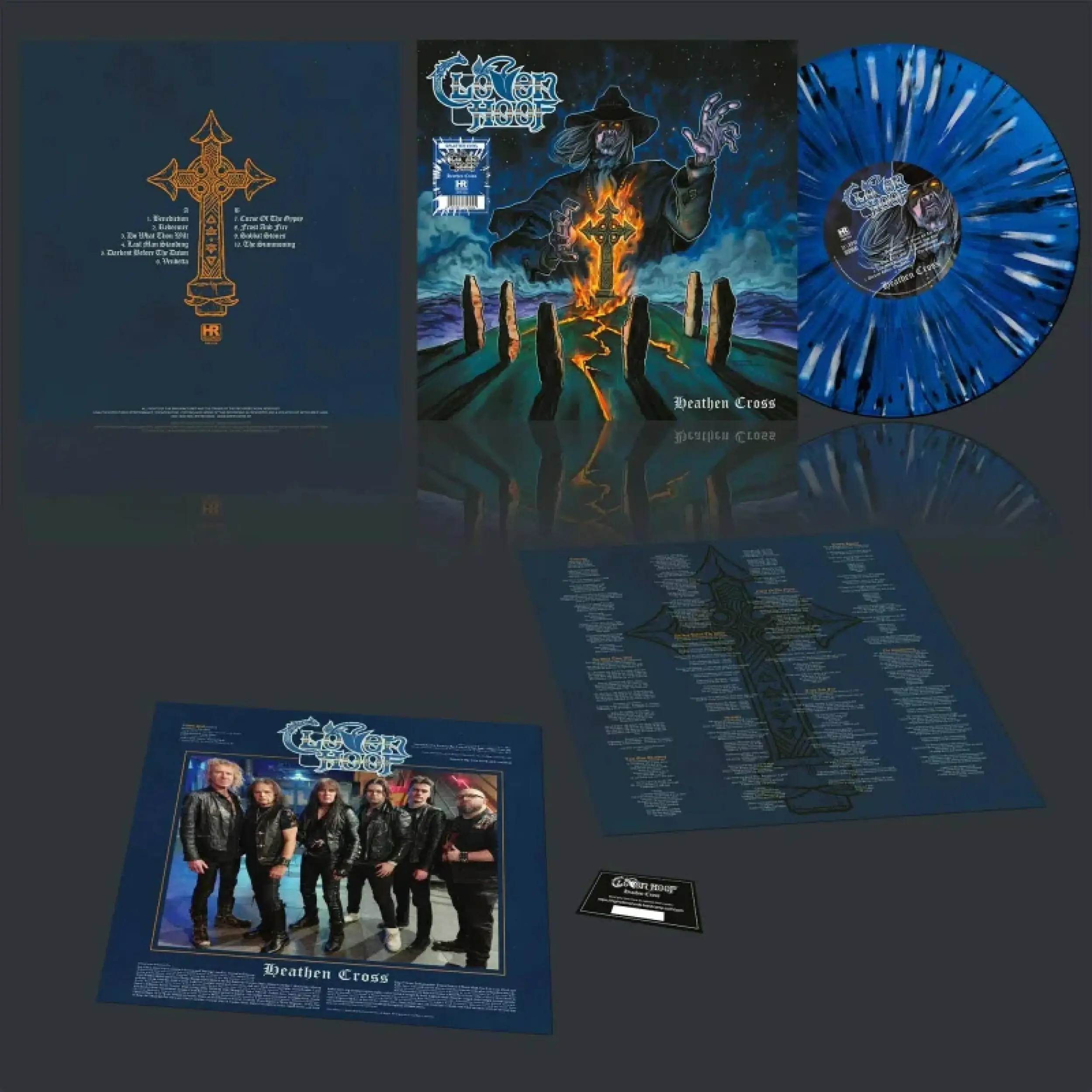 CLOVEN HOOF · Heathen Cross | SPLATTER LP CLOVEN HOOF · Heathen Cross | SPLATTER LP (Power Metal Vinyl)