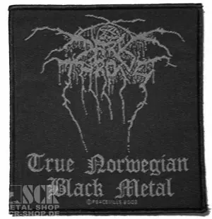DARKTHRONE · True Norwegian Black Metal | PATCH DARKTHRONE · True Norwegian Black Metal | PATCH (Black Metal Others)