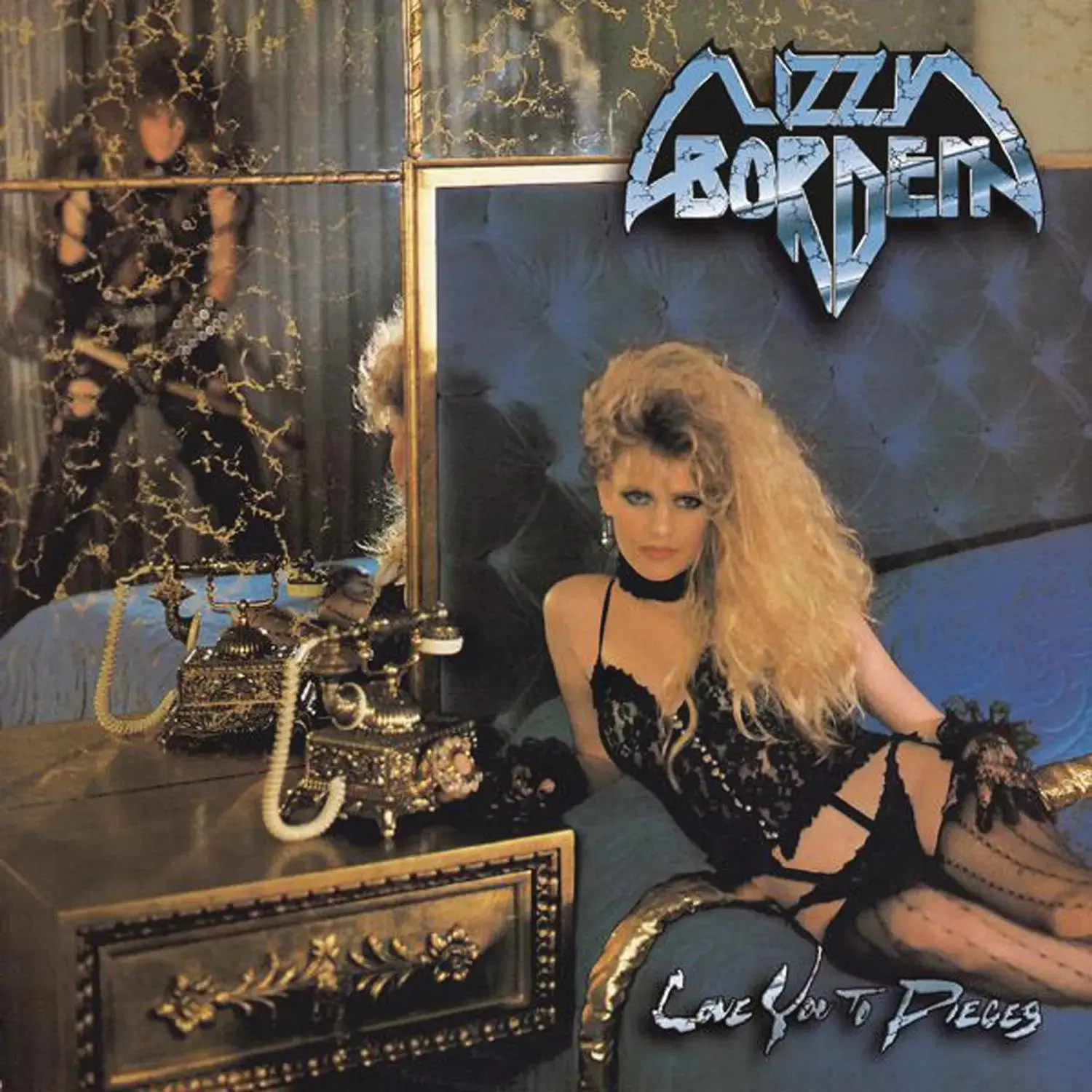 LIZZY BORDEN - Love You To Pieces · LIPSTICK RED LP (Heavy Metal Vinyl) · Bild 1