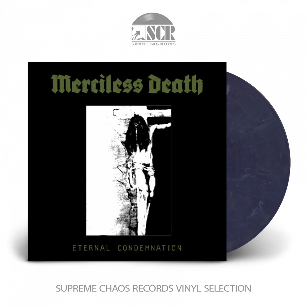 MERCILESS DEATH · Eternal Condemnation | BLUE LP MERCILESS DEATH · Eternal Condemnation | BLUE LP (Death Metal Vinyl)