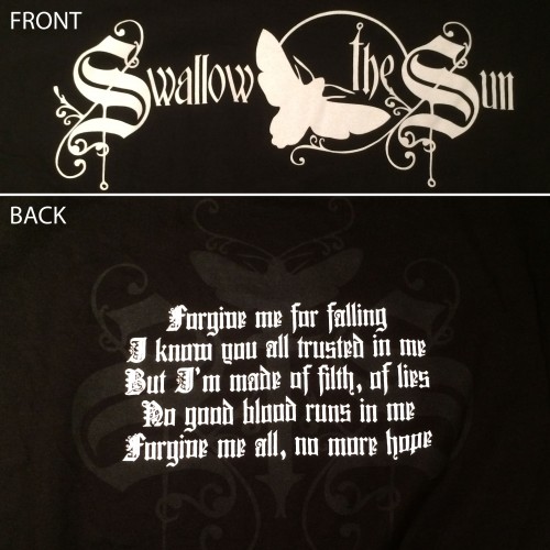 SWALLOW THE SUN - New Moon Logo [HOODED ZIPPER]