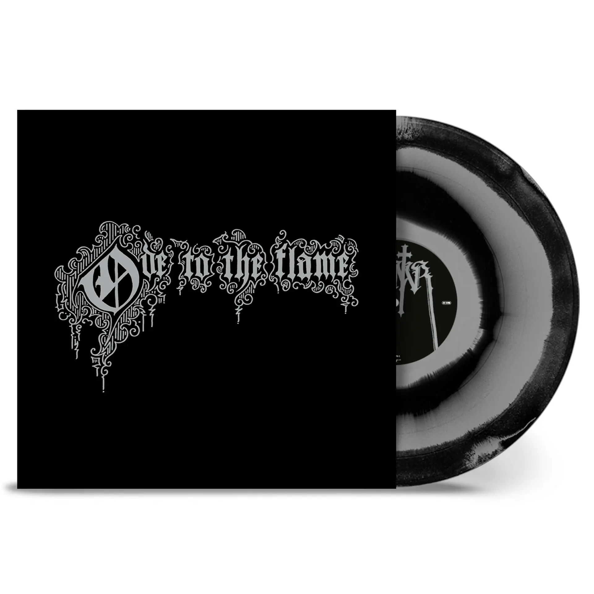 MANTAR - Ode To The Flame · SILVER-BLACK CORONA LP (Doom Metal Vinyl)