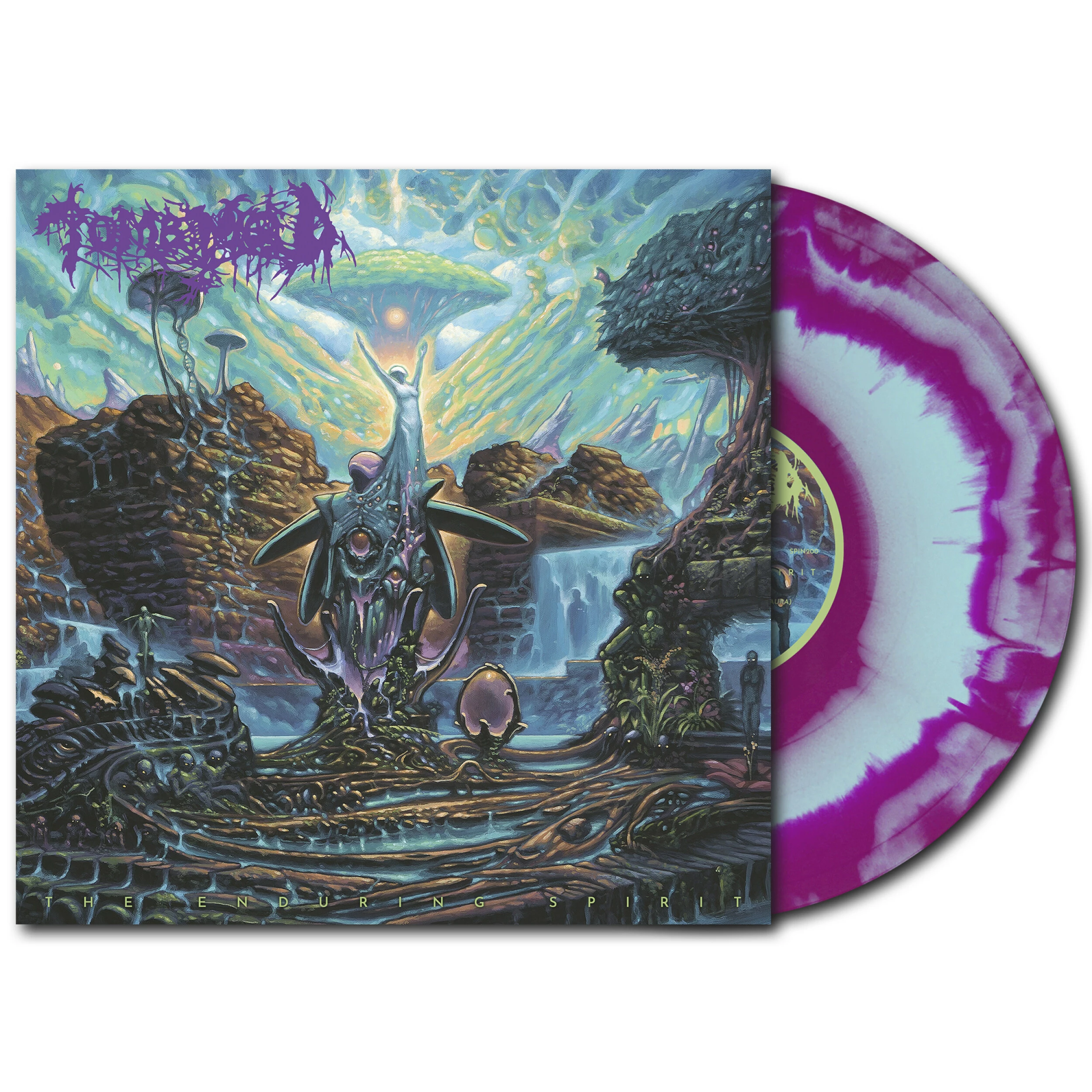 TOMB MOLD - The Enduring Spirit · GRIMACE PURPLE/BABY BLUE LP (Death Metal Vinyl)