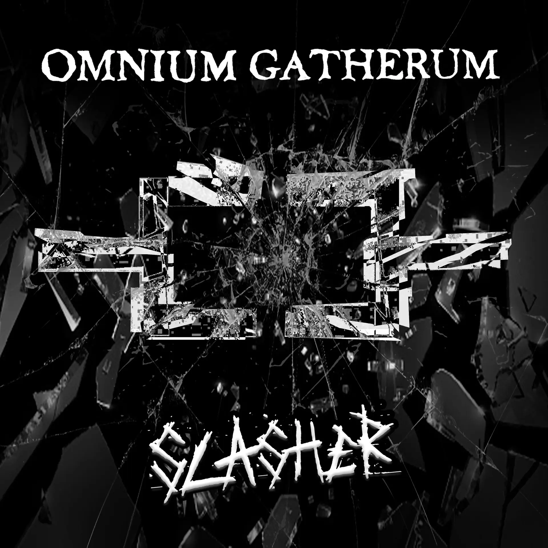 OMNIUM GATHERUM - Slasher EP · BLACK LP · Bild 1 OMNIUM GATHERUM - Slasher EP · BLACK LP (Melodic Death Metal Vinyl) · Bild 1