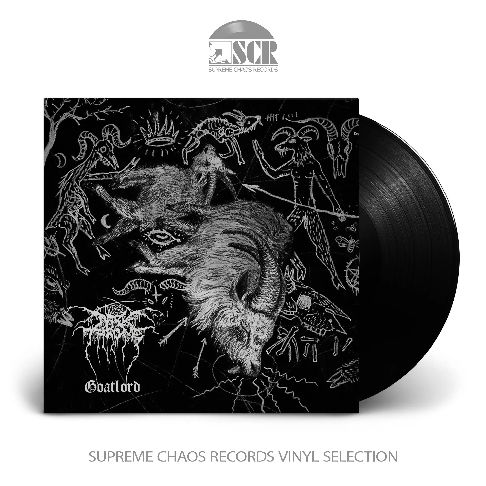 DARKTHRONE · Goatlord | BLACK LP DARKTHRONE · Goatlord | BLACK LP (Black Metal Vinyl)