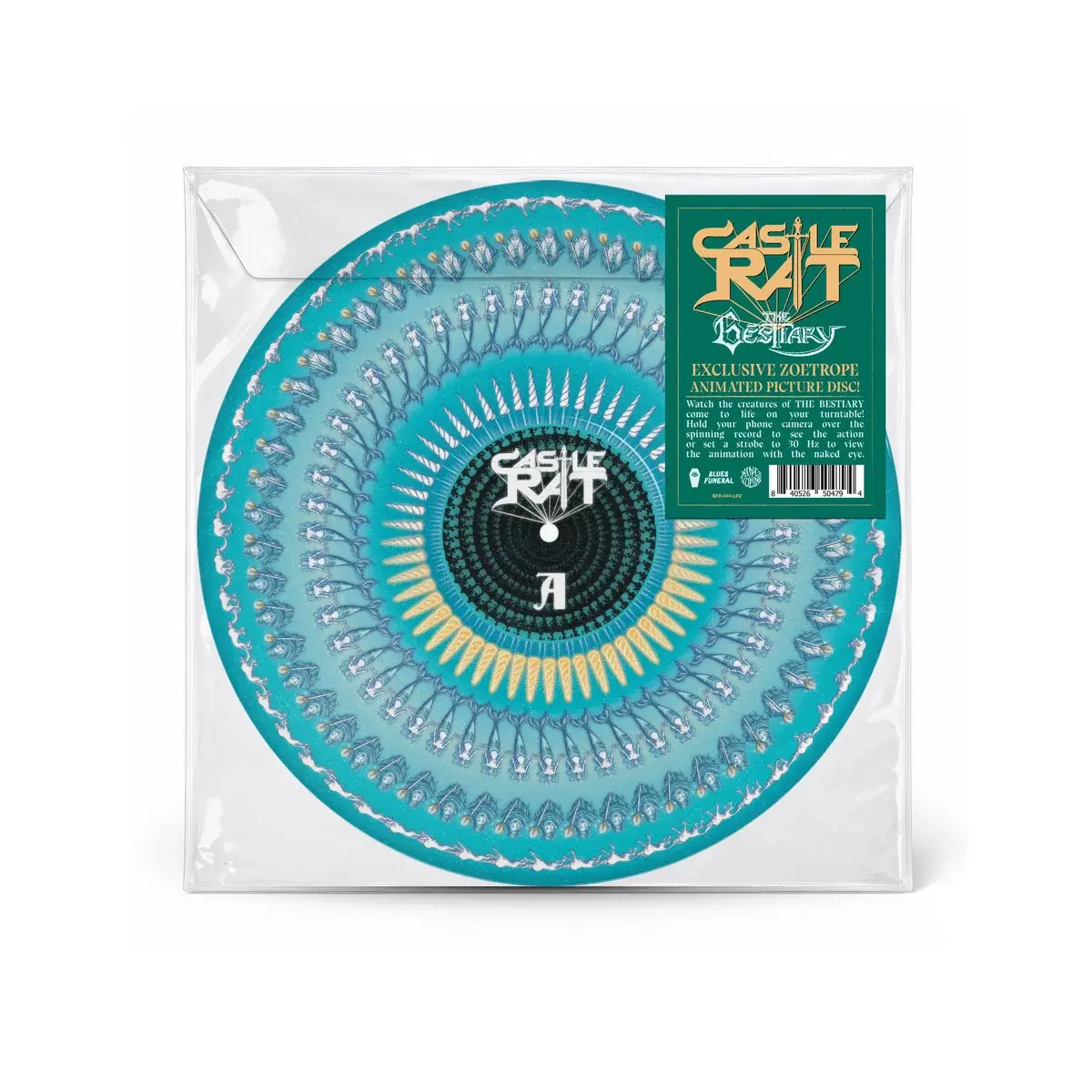 CASTLE RAT · The Bestiary | ZOETROPE DISC LP (Stoner Rock Vinyl)