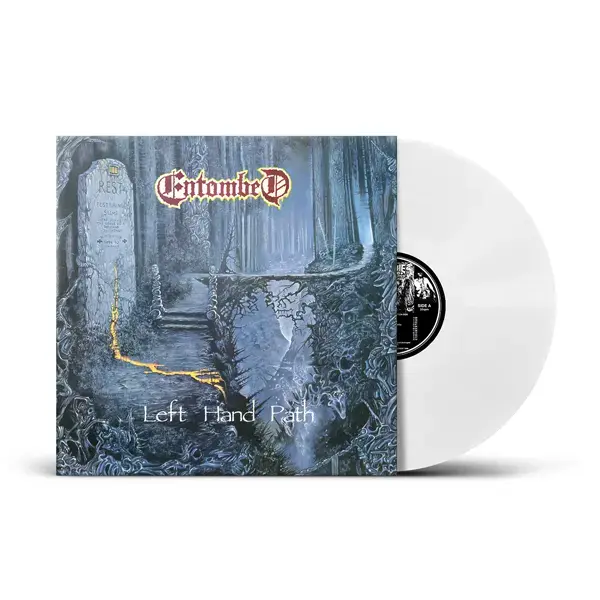 ENTOMBED - Left Hand Path · WHITE LP (Death Metal/Swedish Death Metal Vinyl)