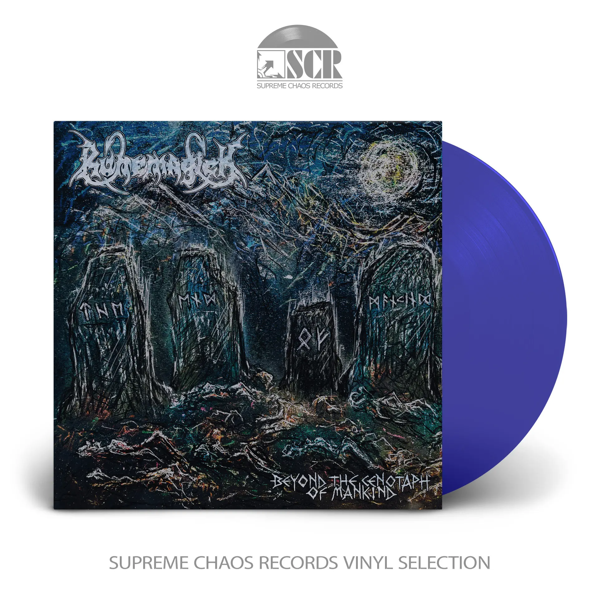 RUNEMAGICK - Beyond The Cenopath Of Mankind · BLUE LP RUNEMAGICK - Beyond The Cenopath Of Mankind · BLUE LP (Death Metal/Doom Metal Vinyl)