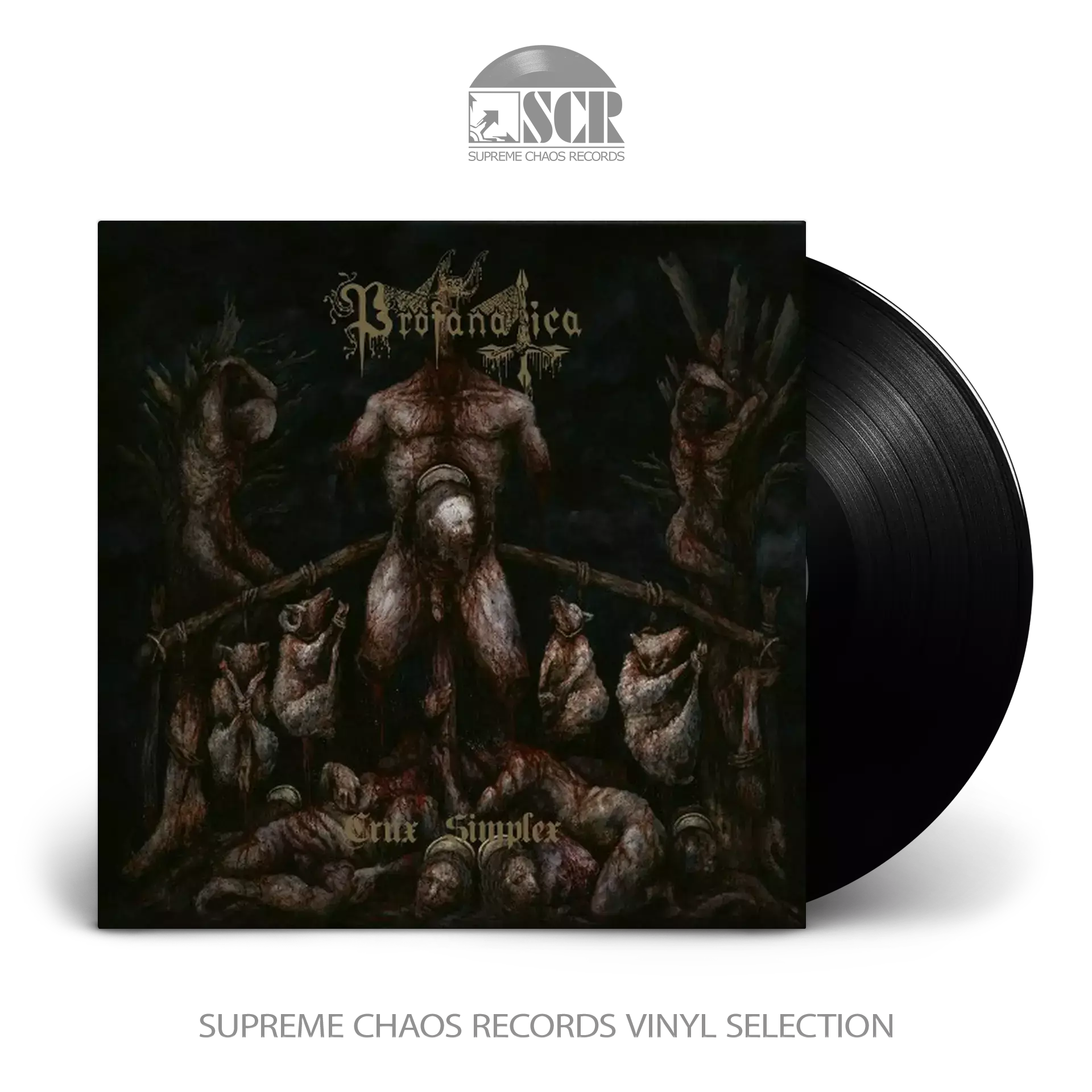 PROFANATICA · Crux Simplex | BLACK LP (Black Metal Vinyl)