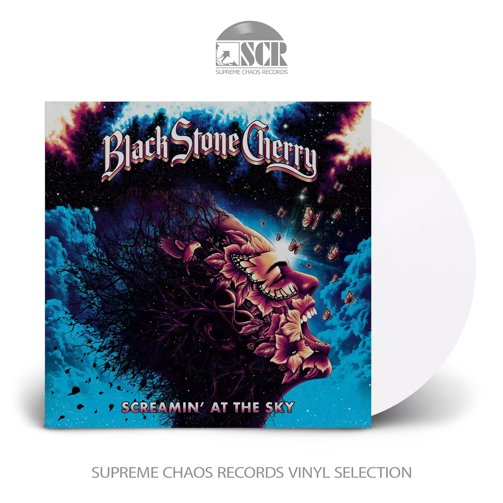 BLACK STONE CHERRY - Screamin' At The Sky · WHITE LP BLACK STONE CHERRY - Screamin' At The Sky · WHITE LP (Blues Rock Vinyl)