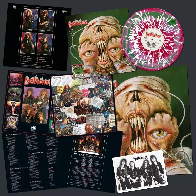 DESTRUCTION - Release from Agony · MIXED SPLATTER LP (Thrash Metal Vinyl) · Bild 1