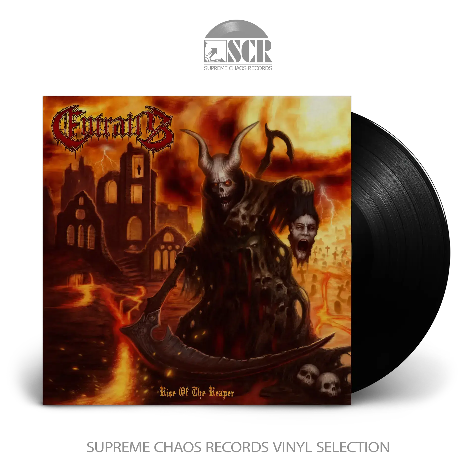 ENTRAILS - Rise Of The Reaper · BLACK LP (Death Metal Vinyl)