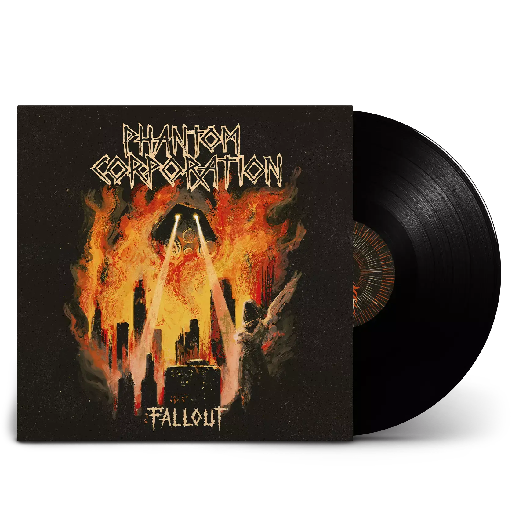 PHANTOM CORPORATION · Fallout | BLACK LP PHANTOM CORPORATION · Fallout | BLACK LP (Death Metal Vinyl)