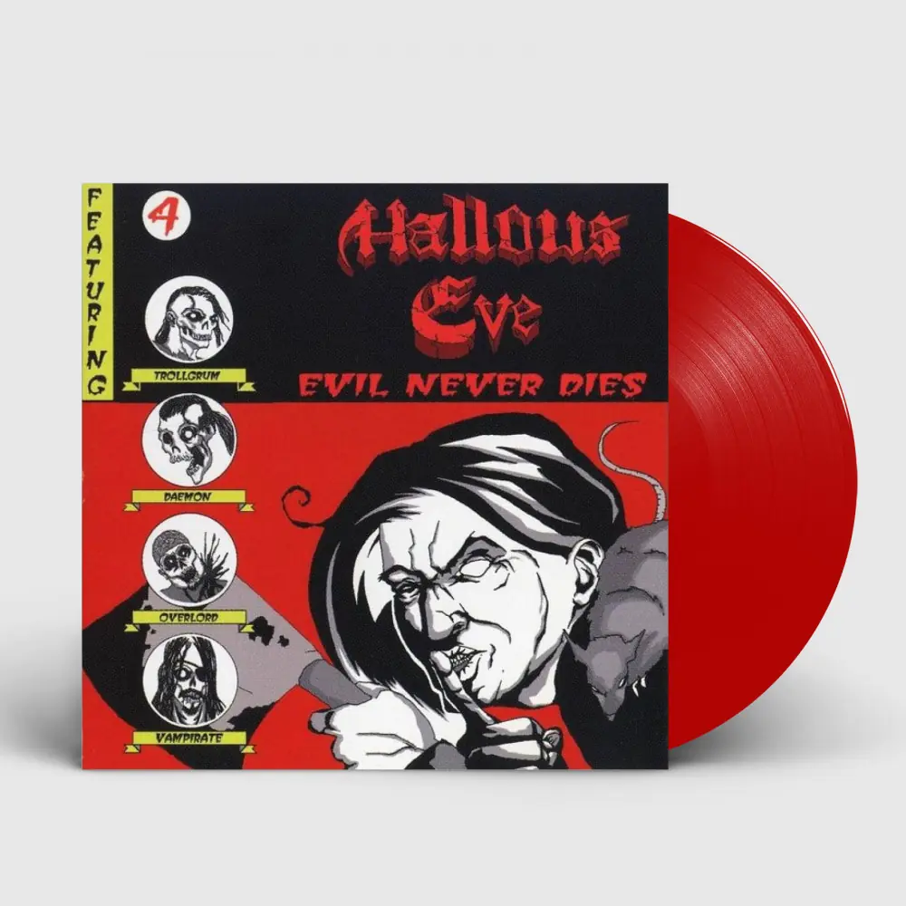 HALLOWS EVE - Evil Never Dies · RED LP HALLOWS EVE - Evil Never Dies · RED LP (Thrash Metal Vinyl)
