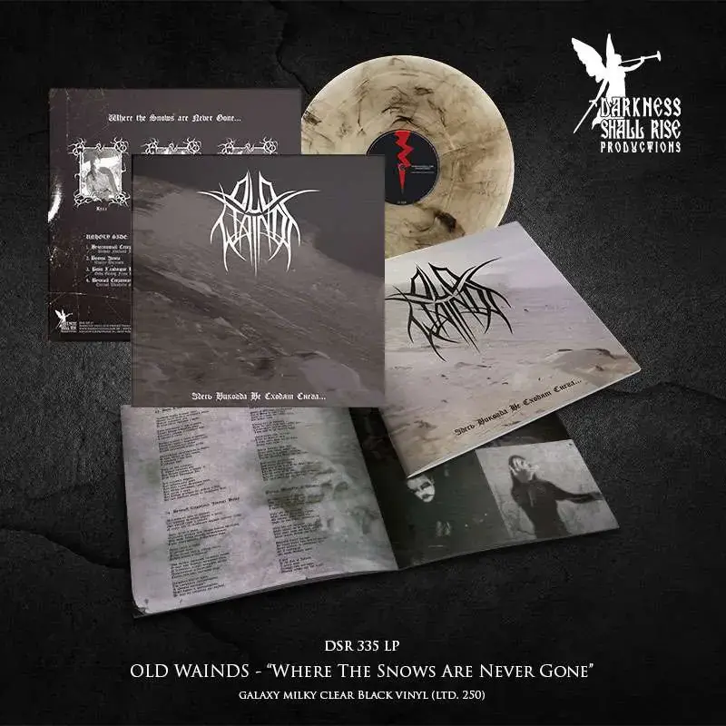 OLD WAINDS - Where The Snows Are Never Gone... · GALAXY MILKY CLEAR BLACK LP (Black Metal Vinyl) · Bild 2