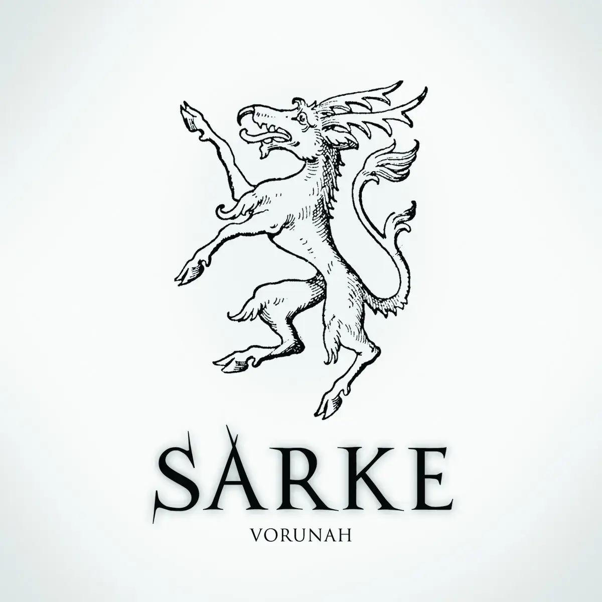 SARKE - Vorunah · WHITE LP · Bild 1 SARKE - Vorunah · WHITE LP (Black Metal Vinyl) · Bild 1