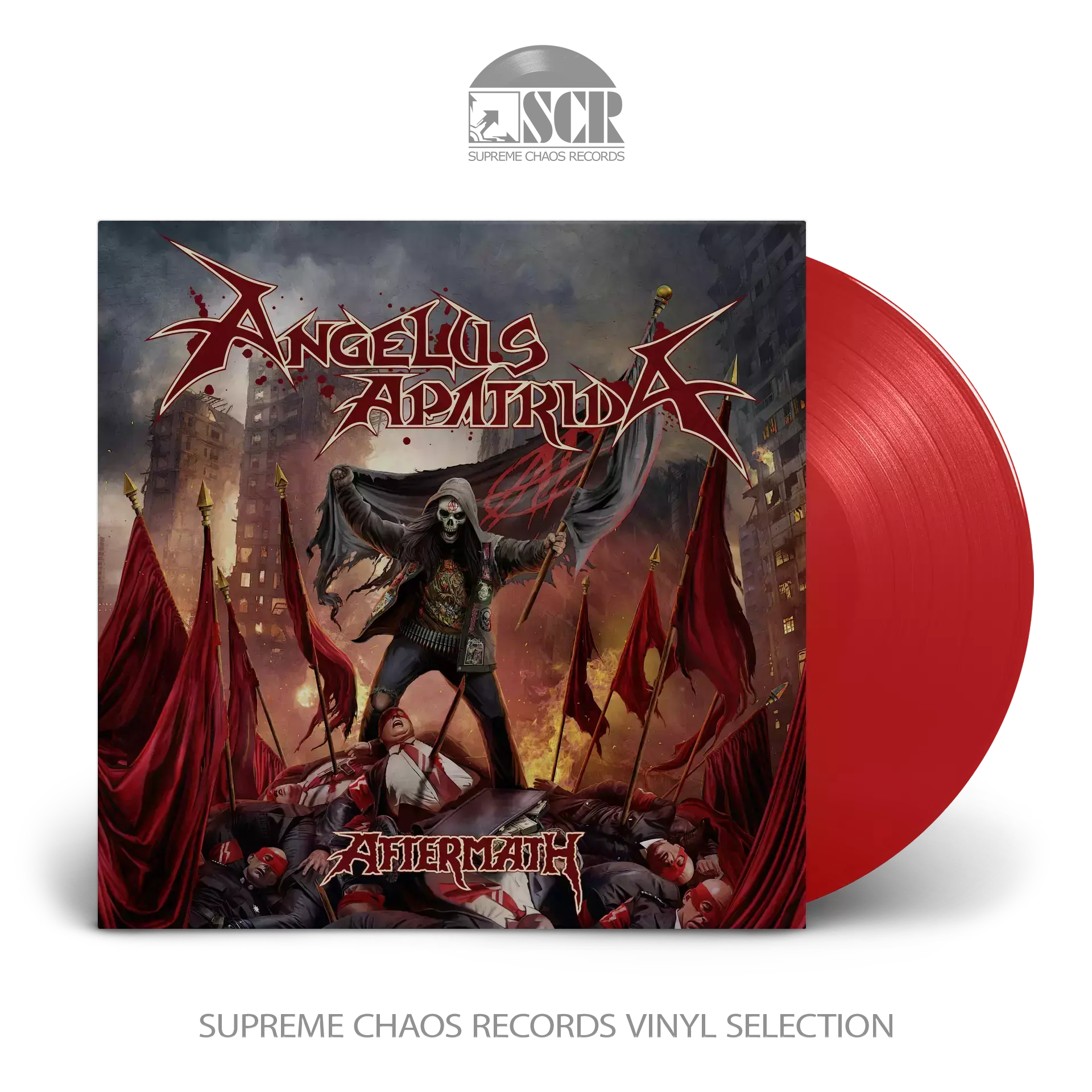 ANGELUS APATRIDA · Aftermath | TRANSPARENT RED VINYL (Thrash Metal Vinyl)