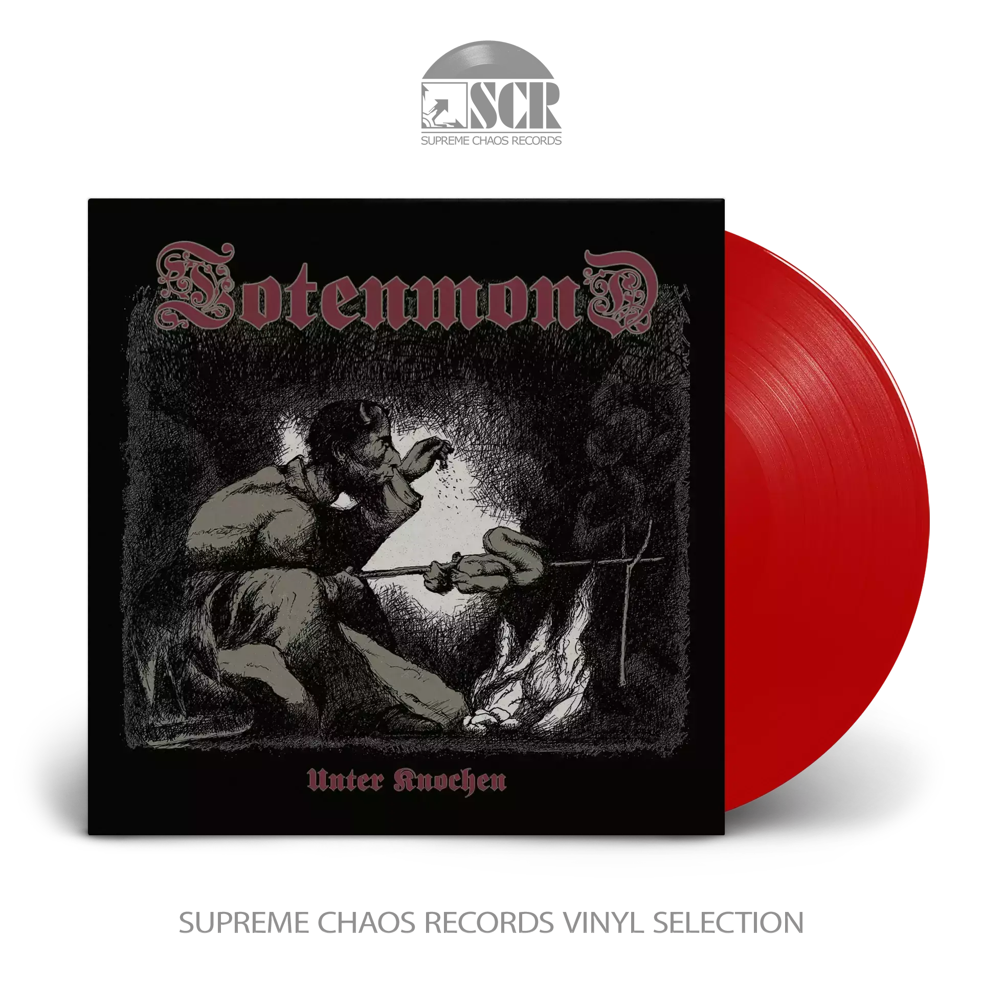 TOTENMOND - Unter Knochen · RED LP TOTENMOND - Unter Knochen · RED LP (Death Metal Vinyl)