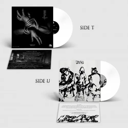 UNRU / TONGUE - Split · WHITE LP