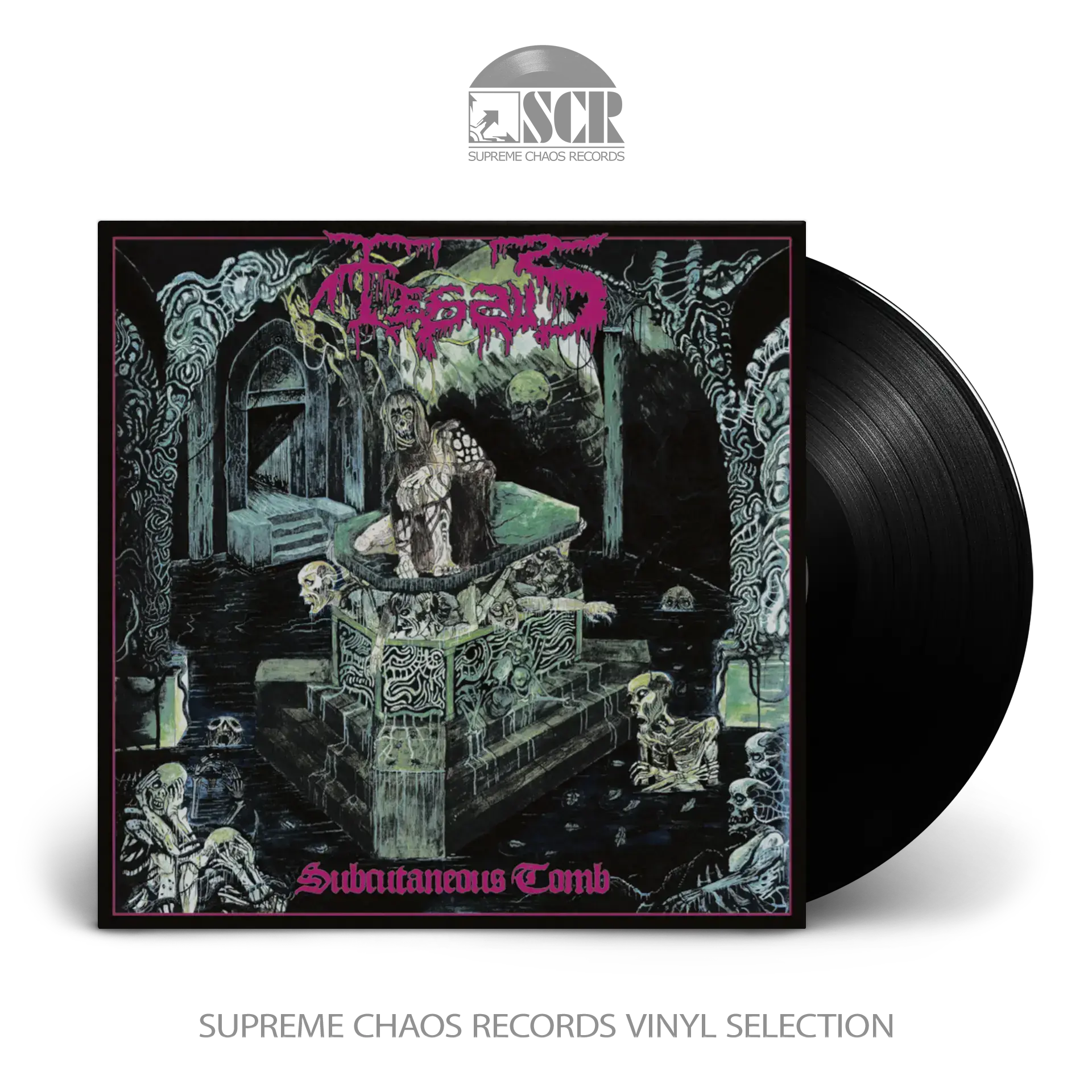 FESSUS · Subcutaneous Tomb | BLACK LP FESSUS · Subcutaneous Tomb | BLACK LP (Death Metal Vinyl)