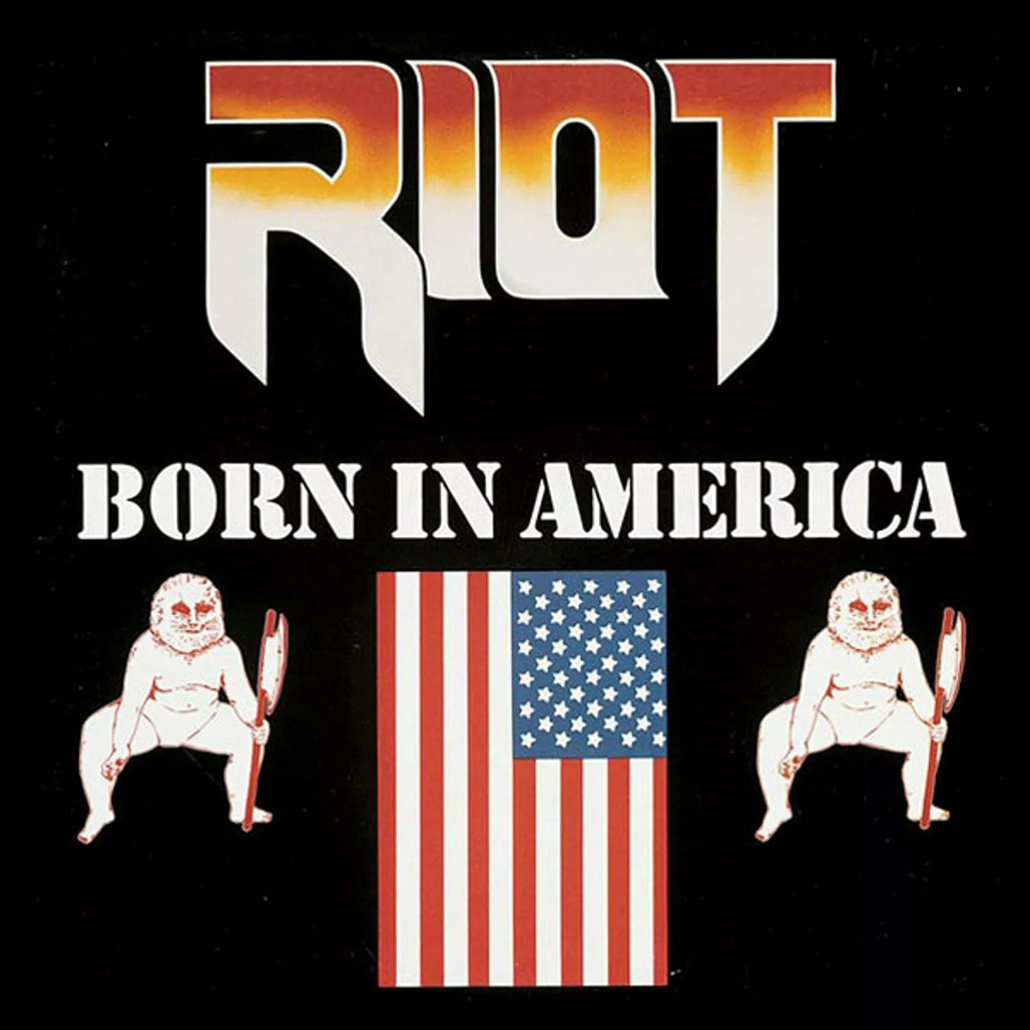 RIOT - Born In America · BLACK LP (Heavy Metal Vinyl) · Bild 1