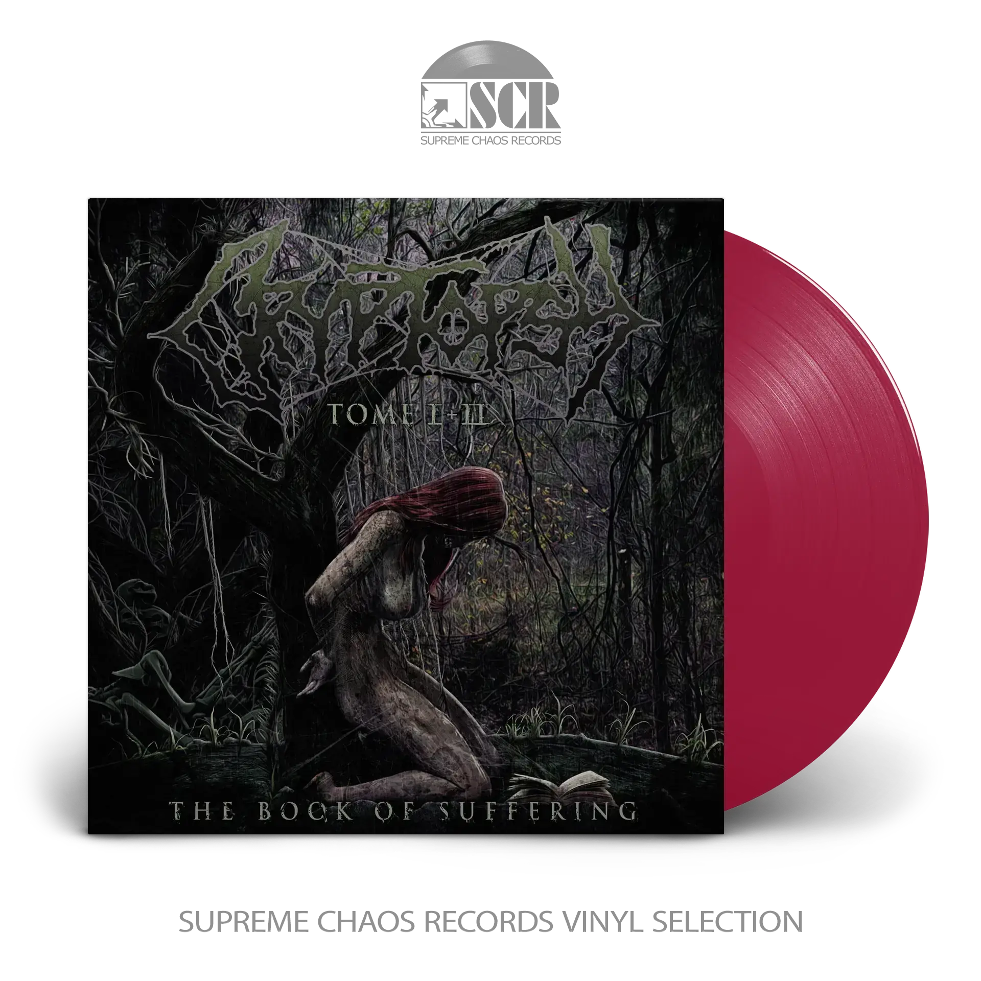 CRYPTOPSY · The Book Of Suffering - Tome I + II | TRANSPARENT VIOLET LP (Technical Death Metal Vinyl)