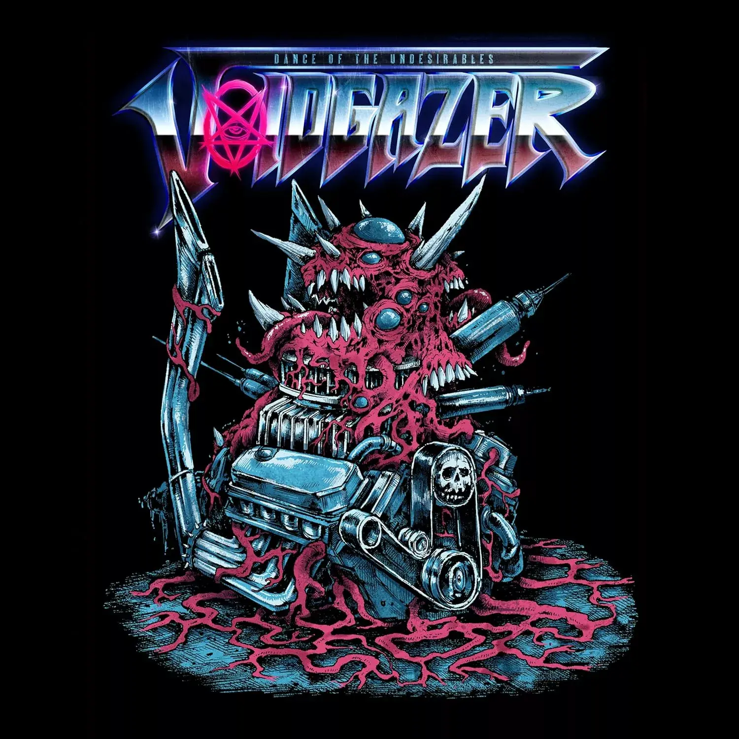 VOIDGAZER · Dance Of The Undesirables | PINK LP (Technical Death Metal Vinyl) · Bild 1