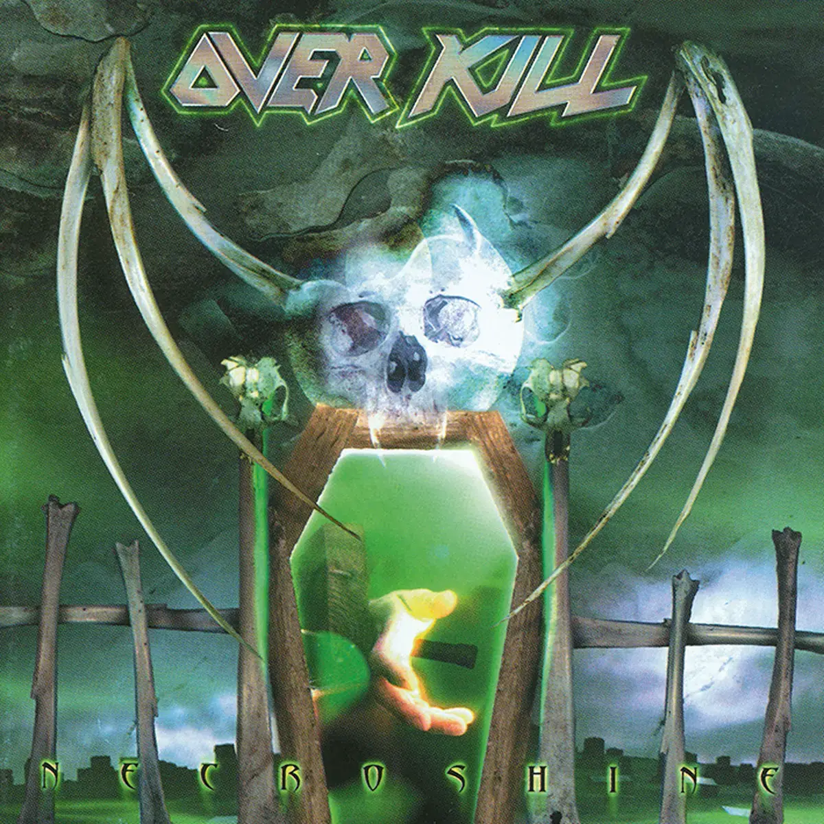 OVERKILL - Necroshine · TRANSPARENT RED LP · Bild 1 OVERKILL - Necroshine · TRANSPARENT RED LP (Thrash Metal Vinyl) · Bild 1