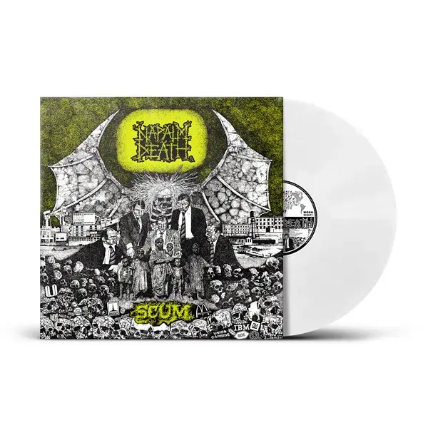 NAPALM DEATH - Scum · WHITE LP NAPALM DEATH - Scum · WHITE LP (Grindcore/Death Metal Vinyl)