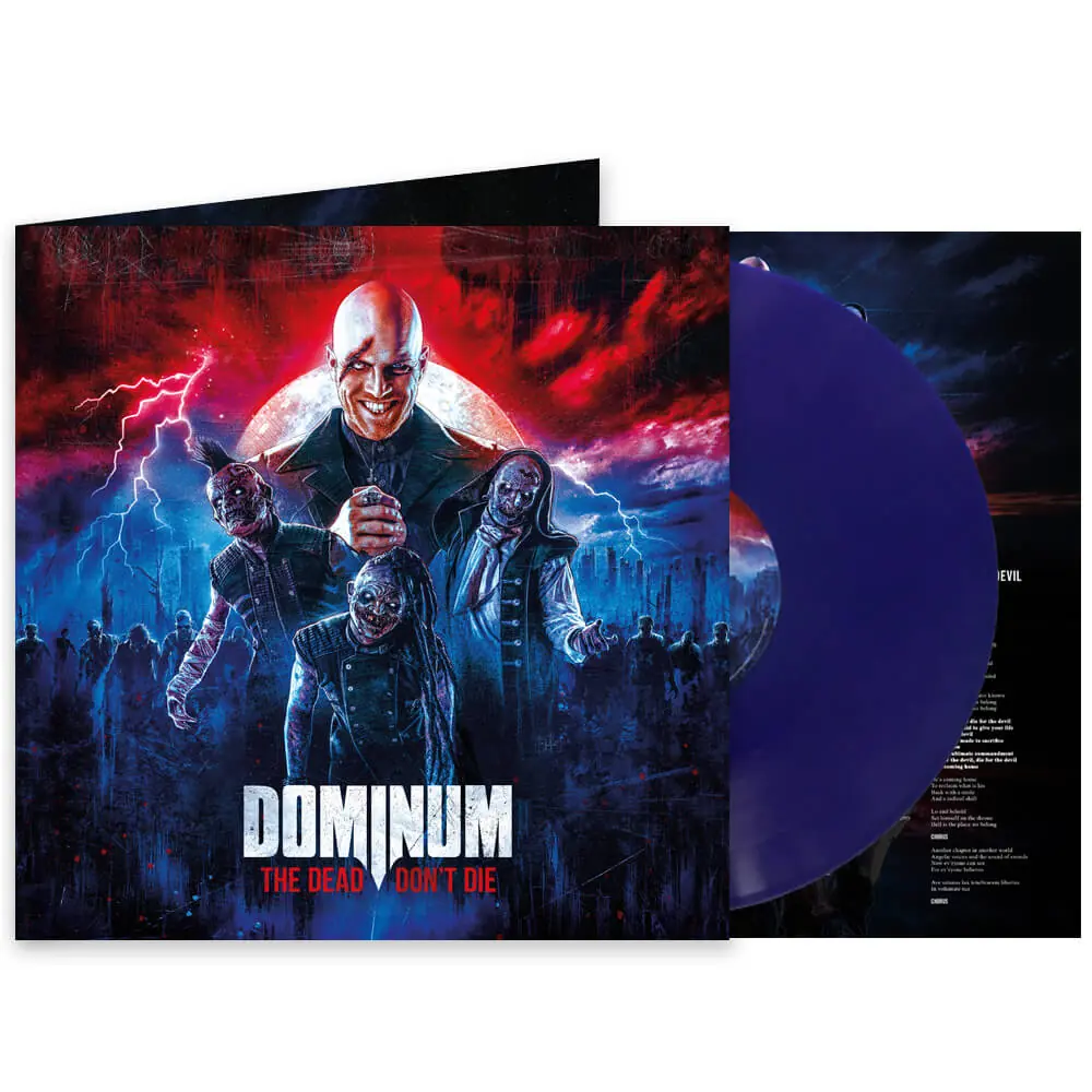 DOMINUM · The Dead Don't Die | BLUE LP DOMINUM · The Dead Don't Die | BLUE LP (Symphonic Metal Vinyl)