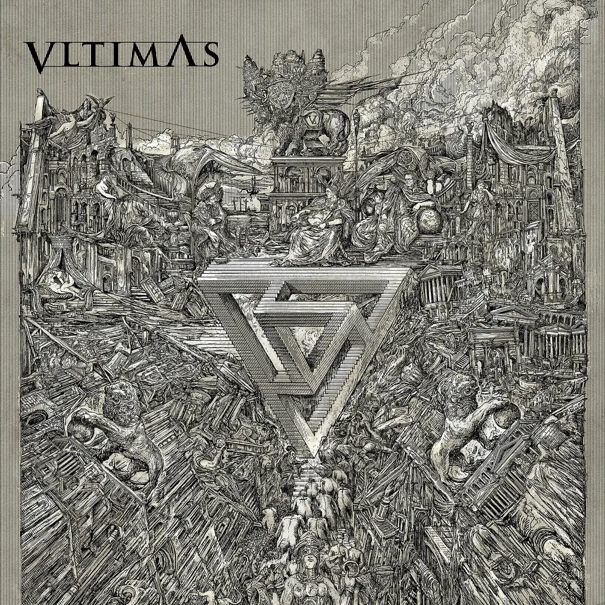 VLTIMAS · Something Wicked Marches In | CLEAR/BLACK MARBLED LP (Death Metal Vinyl) · Bild 1
