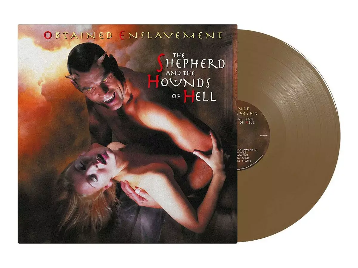 OBTAINED ENSLAVEMENT · The Shepherd And The Hounds Of Hell (Re-Issue 2024) | GOLD LP OBTAINED ENSLAVEMENT · The Shepherd And The Hounds Of Hell (Re-Issue 2024) | GOLD LP (Black Metal Vinyl)