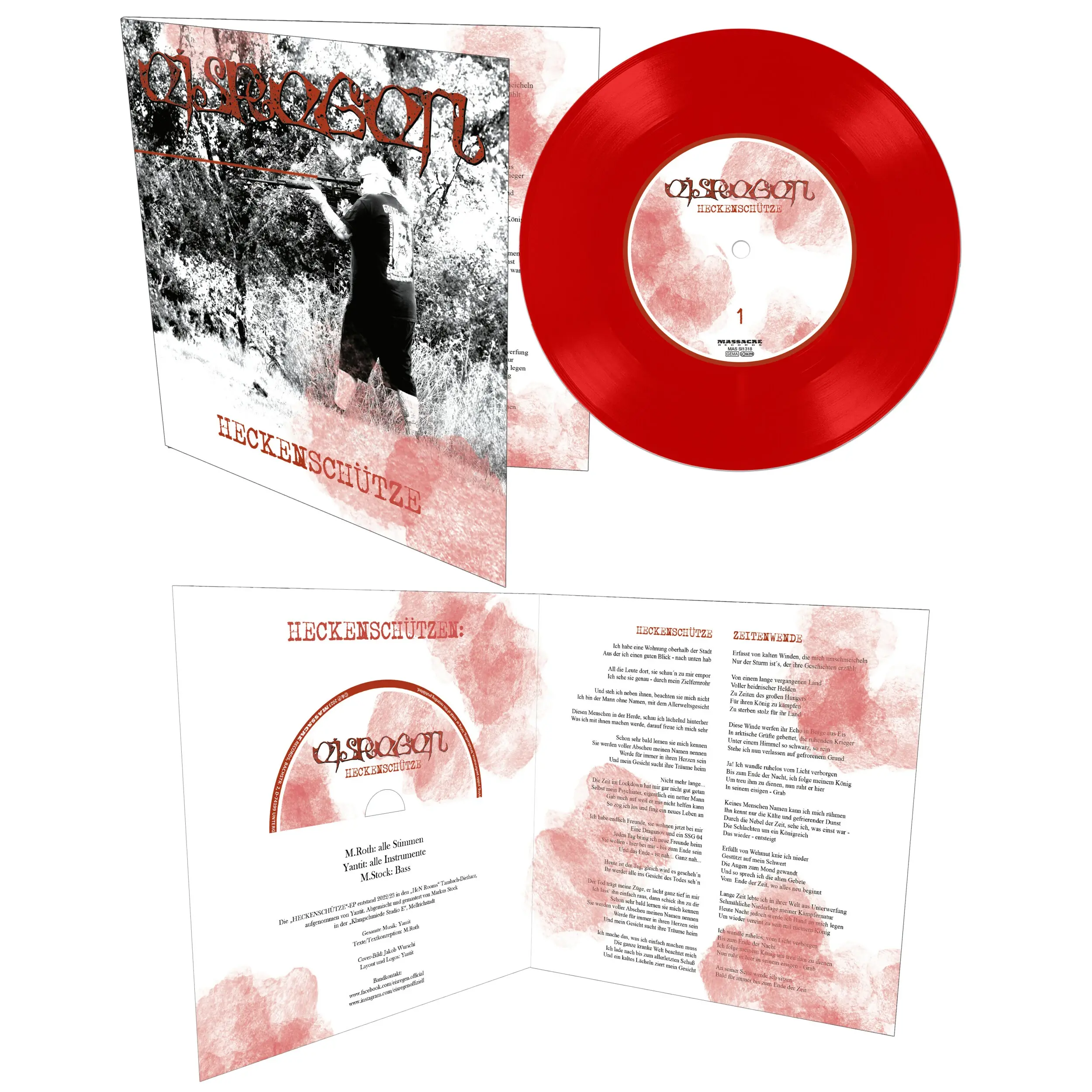 EISREGEN - Heckenschütze · RED 7" + CD EISREGEN - Heckenschütze · RED 7" + CD (Extreme Metal Vinyl)
