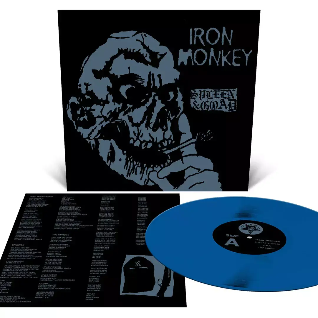 IRON MONKEY · Spleen and Goad | AQUA BLUE LP (Sludge Metal Vinyl)