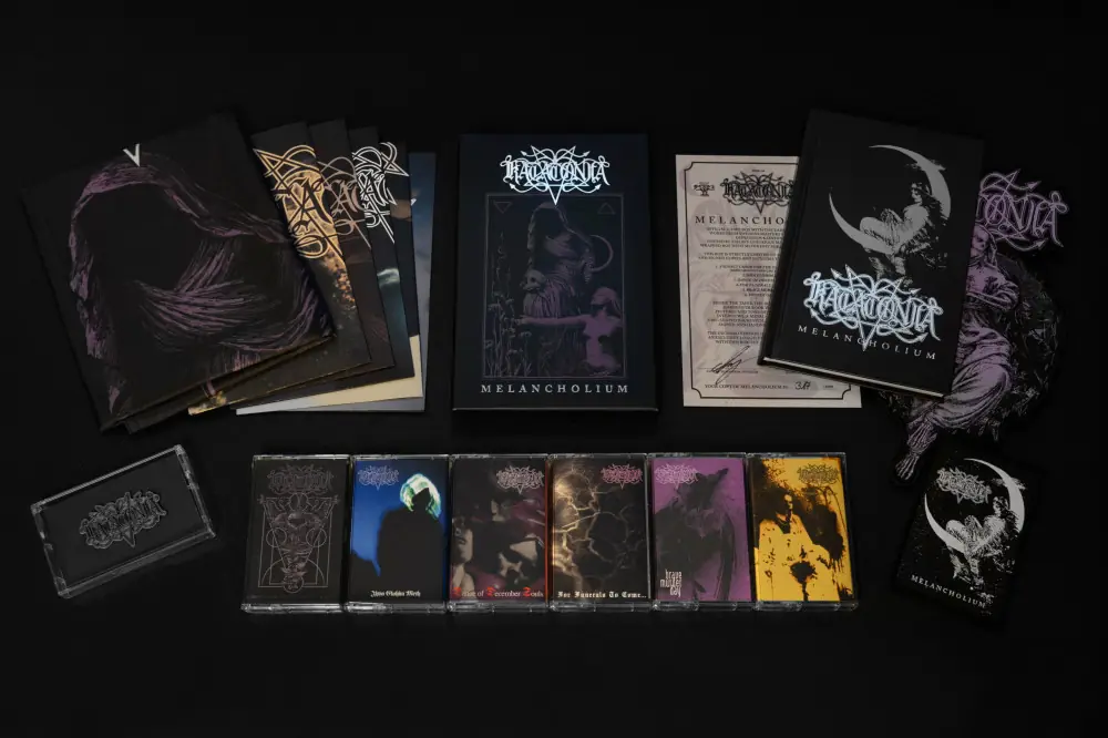 KATATONIA - Melancholium · 6 TAPE BOX CASSBOX (Gothic Metal Tapes)