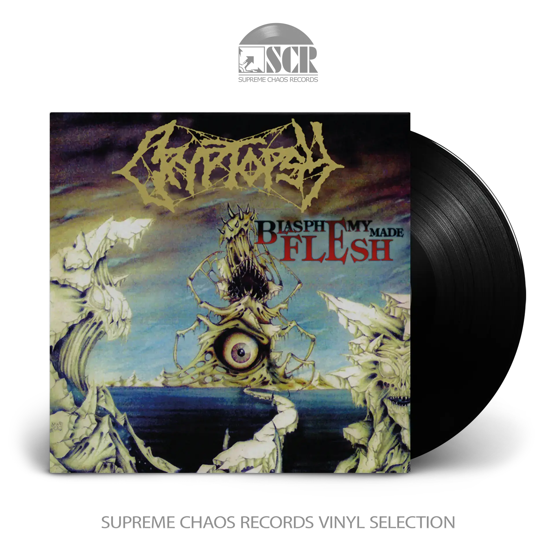 CRYPTOPSY - Blasphemy Made Flesh · BLACK LP CRYPTOPSY - Blasphemy Made Flesh · BLACK LP (Progressive Death Metal/Death Metal Vinyl)