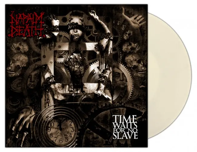 NAPALM DEATH - Time Waits For No Slave · CLEAR LP NAPALM DEATH - Time Waits For No Slave · CLEAR LP (Grindcore Vinyl)